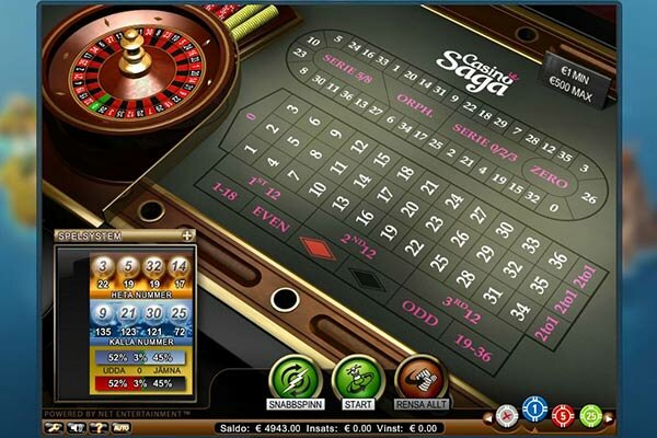 Casino Saga roulette