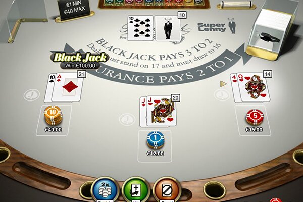super lenny balckjack-screenshot